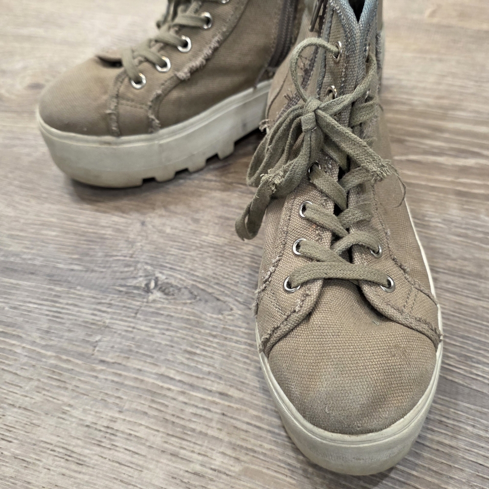 Soda Tan High-Top Sneakers